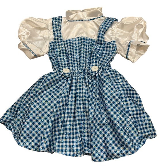 Rubies Costumes Girls' Sparkling Wizard of Oz Dorothy Costume Toddler Size - Picture 3 of 12
